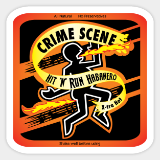 Crime Scene (Square) Sticker